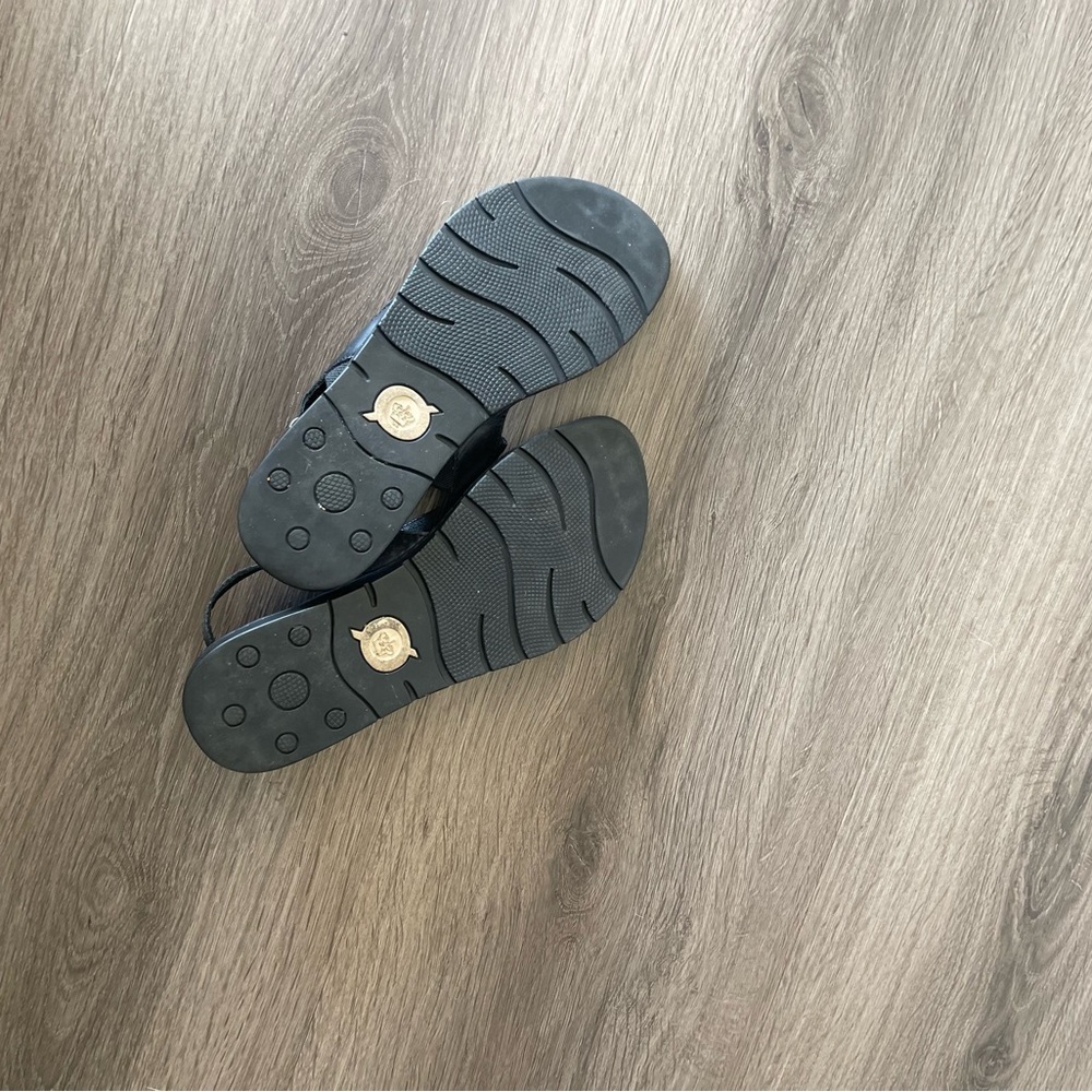 Born Belluno T-strap leather black sandals - Picture 5 of 6